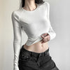 Obsidian Midnight Acubi Print Long-Sleeve T-Shirt