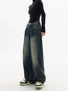 Heritage High-Rise Bell Leg Denim