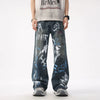 European Summer Tide Graphic Relaxed Denim
