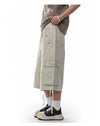 Wide Leg Jean Şort, kombin görünüm — Navra Wear