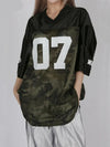 Women Polished Hip Hop Unstructured Jersey T-Shirt