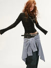 Women Han River Slim Turtleneck T-Shirt