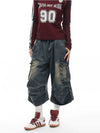 Heritage Relaxed High-Rise Denim Shorts