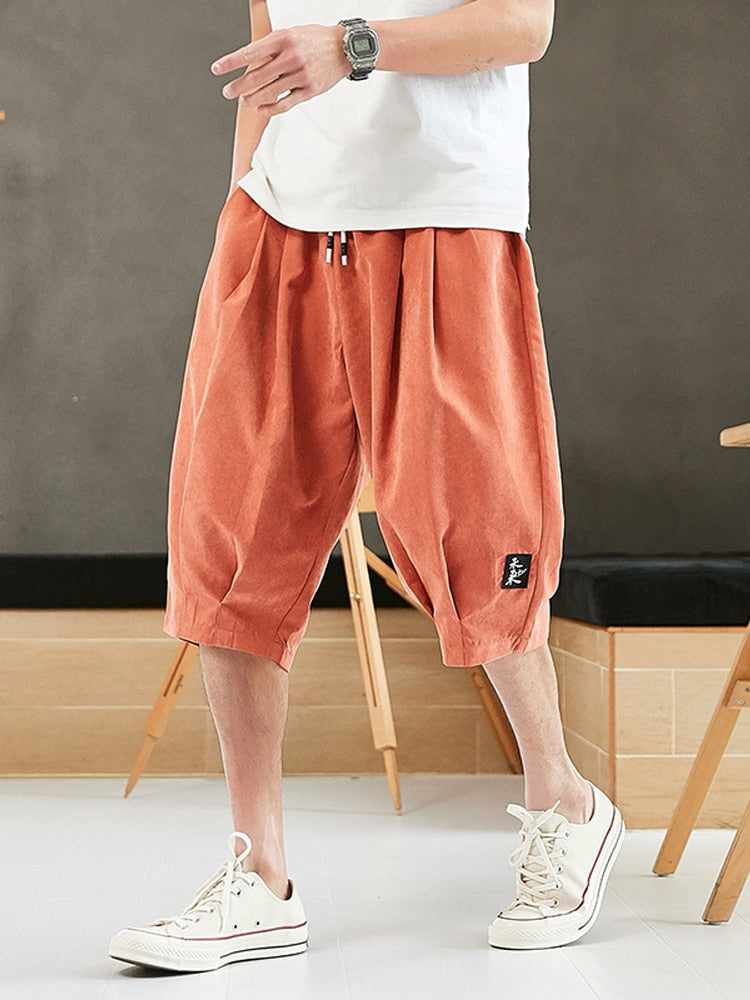 Below-Knee Relaxed Shorts