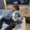 Graphic Cartoon Embroidered Denim Jacket