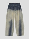 Vintage Yıkanmış Yırtık Detaylı Jean Pantolon, stil görünüm — Navra Wear
