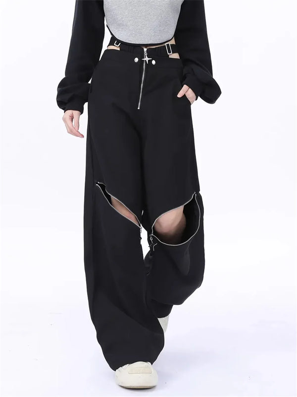 Y2K Throwback Oversized Trousers alternatif görünüm