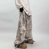 Modern Worn-Out Design Relaxed Bell Leg Denim
