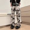 Metro Cyber Grey Stacked Relaxed Denim