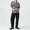 Monochrome Aloha Vacation Short Shirt
