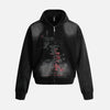 Dark Swirl Hood Sweatshirt