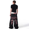 Chic Letter Printed Chill Fit Denim