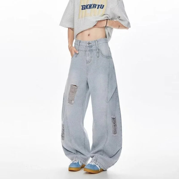 Men's Heritage Torn Classic Leg Denim alternatif görünüm