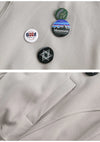 Relaxed Sports Zip-Up Sweatshirt