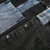 Classic Oversized Relaxed Mosaic Denim Jacket