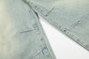 Breathable Faded Torn Denim Bell-Leg Denim