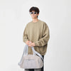 Bisiklet Yaka Sweatshirt, yakın çekim — Navra Wear