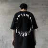 Baskılı Oversize Tişört, detay görünüm — Navra Wear
