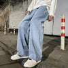 Baggy Kore Baskılı Jean Pantolon, stil görünüm — Navra Wear