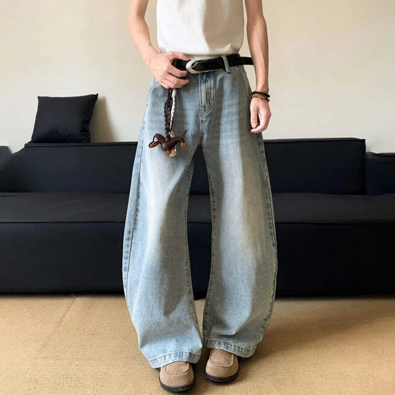 Heritage Summer Rinse Relaxed Bell Leg Denim