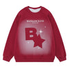 Stellar Print Throwback Sweatshirt