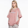 Throwback Stitch-Craft Suede Spliced Fast-Lane T-Shirt