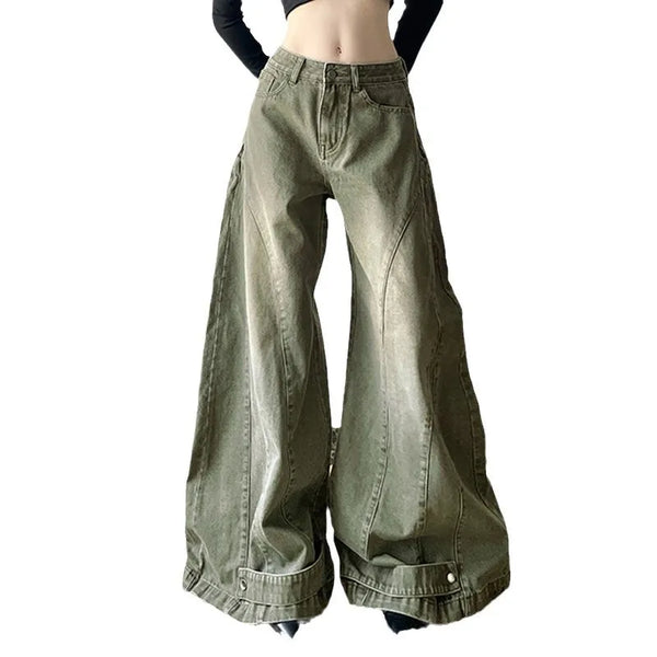 Western Classic Faded Split Denim alternatif görünüm