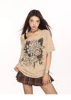 Chrysalis Print Relaxed-Cut Short Sleeve T-Shirt