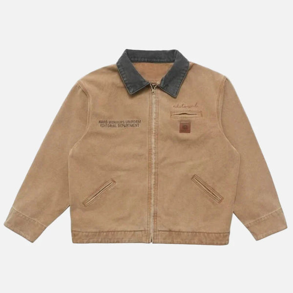 Trendy Heritage Western Gradient Denim Jacket