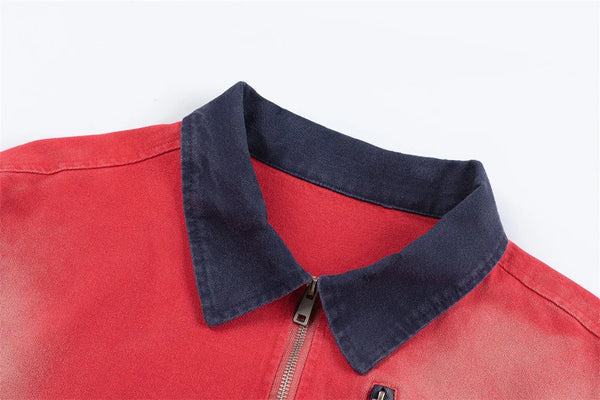 Classic Relaxed Fusion Faded Denim Jacket alternatif görünüm