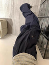 Wide Leg Nakışlı Pantolon, yakın çekim — Navra Wear