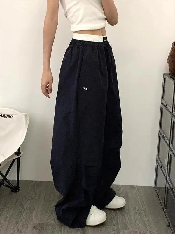 Stitch High-Rise Wide-Leg