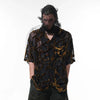 Serpent Diamond Loose Lapel Short Top