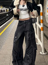 Heritage Tie-Up High Waisted Emo Denim