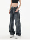 Women Heritage Rinse Utility Bell Leg Denim