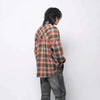 Raw Hem Plaid Vintage Long Sleeve Top