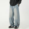 Plain Rinse Faded Bell Leg Denim