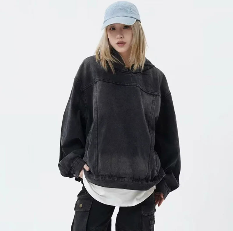 Classic Western Couple Denim Sweatshirt