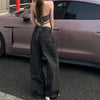 Durable Slim Fit Black Low Waist Denim