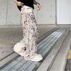 Western Style High Street Relaxed Bell Leg Denim