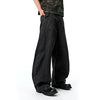 Yıkanmış Baggy Jean Pantolon, yan görünüm — Navra Wear