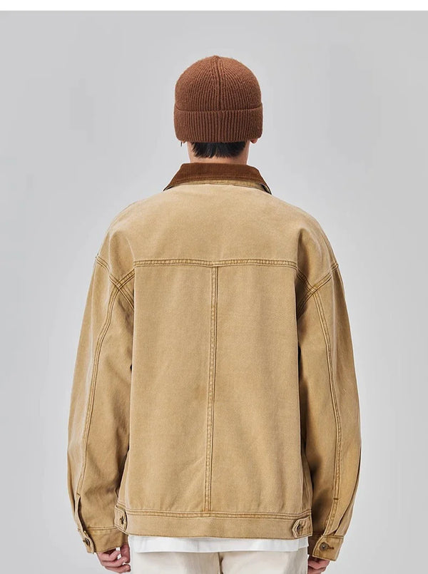 2000s Heritage Washed Workshop Denim Jacket alternatif görünüm