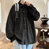 Soft Boy K-Style Relaxed Woven Top