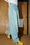 Botanical Print Urban Beat Classic Leg Denim