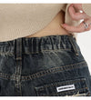 Kadın İspanyol Paça Jean Pantolon, stil görünüm — Navra Wear