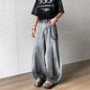 Plush Seoul Style Ombre Bell Leg Denim