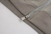 Fermuarlı Basic Sweatshirt, önden görünüm — Navra Wear