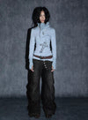 Tokyo Black Baggy Wide-Leg