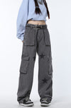 2000s Stars Graphic Denim