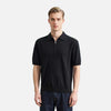 Airflow Lightweight Stripe Placket-Neck T-Shirt